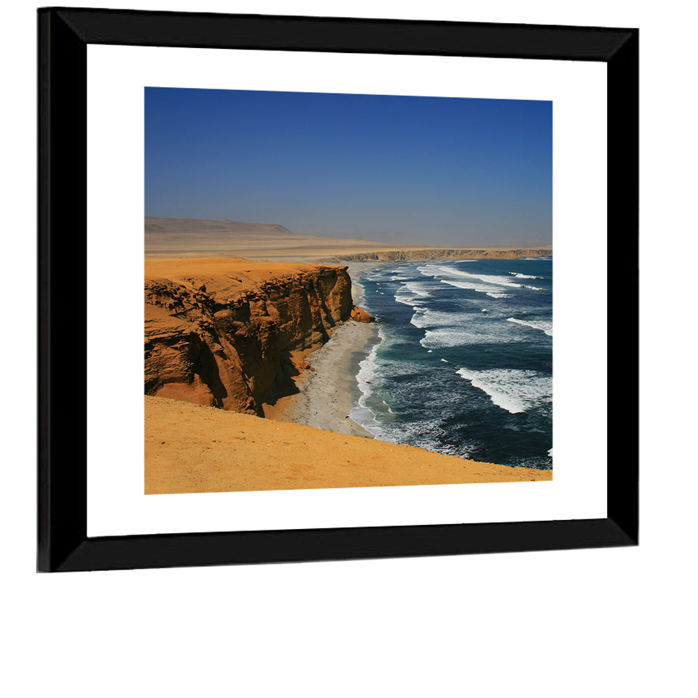 Red Cliffs of Paracas Wall Art