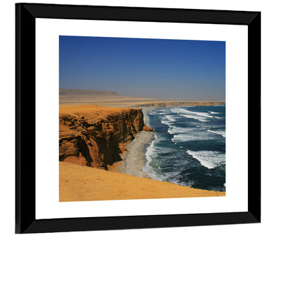 Red Cliffs of Paracas Wall Art