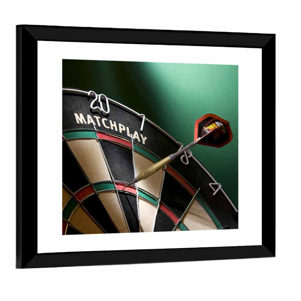 Double Twenty Dart Close-up Wall Art