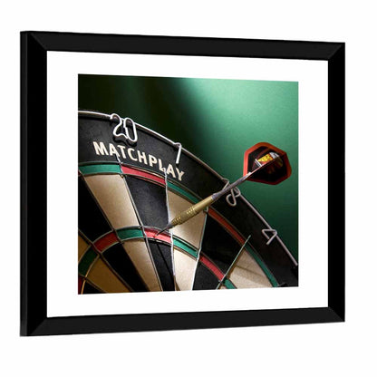 Double Twenty Dart Close-up Wall Art