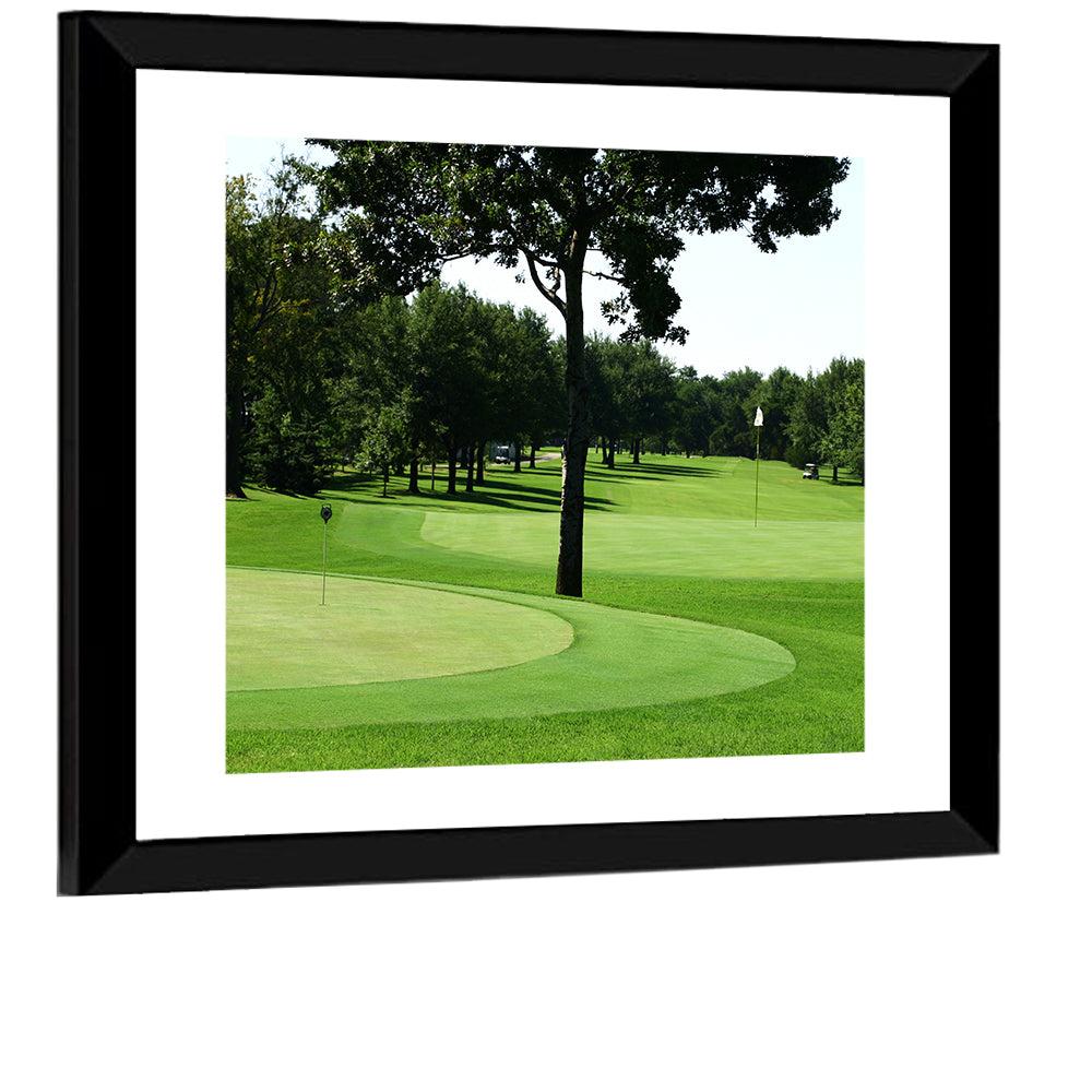 Oklahoma Golf Course Greens Wall Art