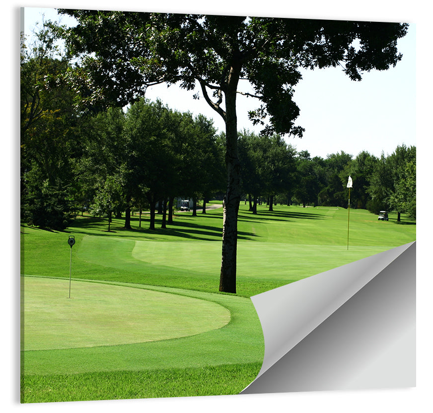 Oklahoma Golf Course Greens Wall Art