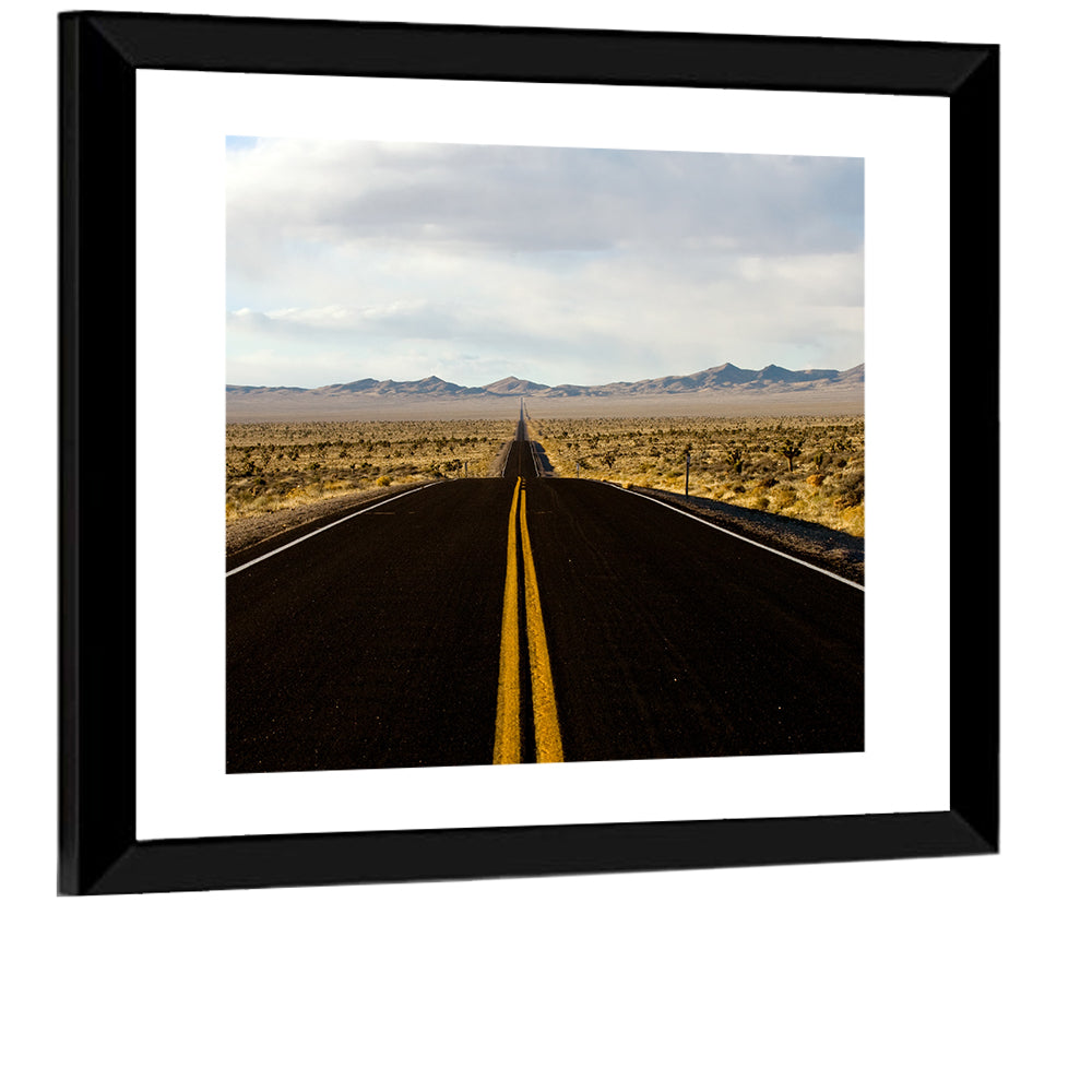 Nevada Desert Highway Wall Art