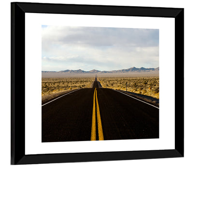 Nevada Desert Highway Wall Art