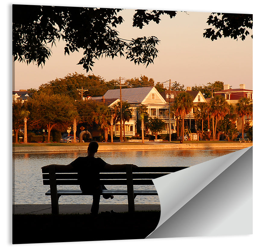 Colonial Lake, Charleston Wall Art