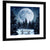 Winter Moon Light Scene Wall Art