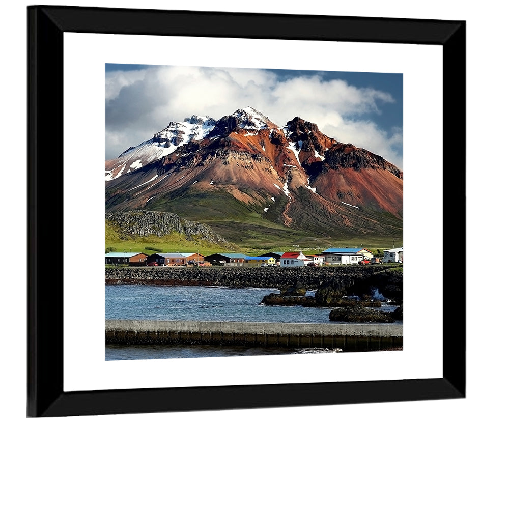 East Fjords Harbor Village Wall Art