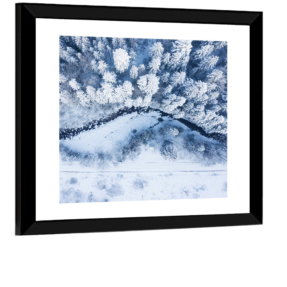 Winding Snowy River Wall Art