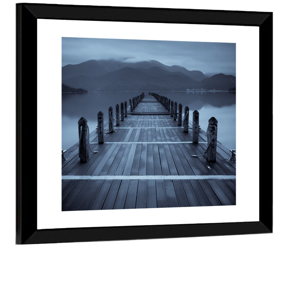 Long Lake Pier Wall Art