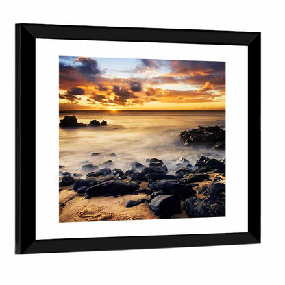 Phillip Island Sunset Silhouettes Wall Art