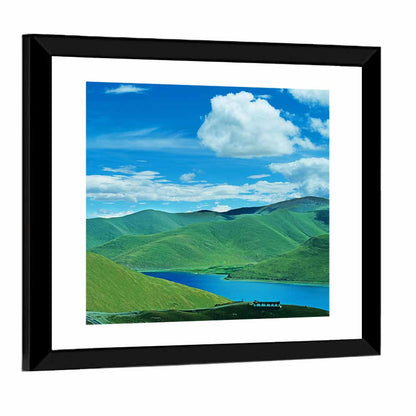 Yamdrok Tso Turquoise Lake Wall Art