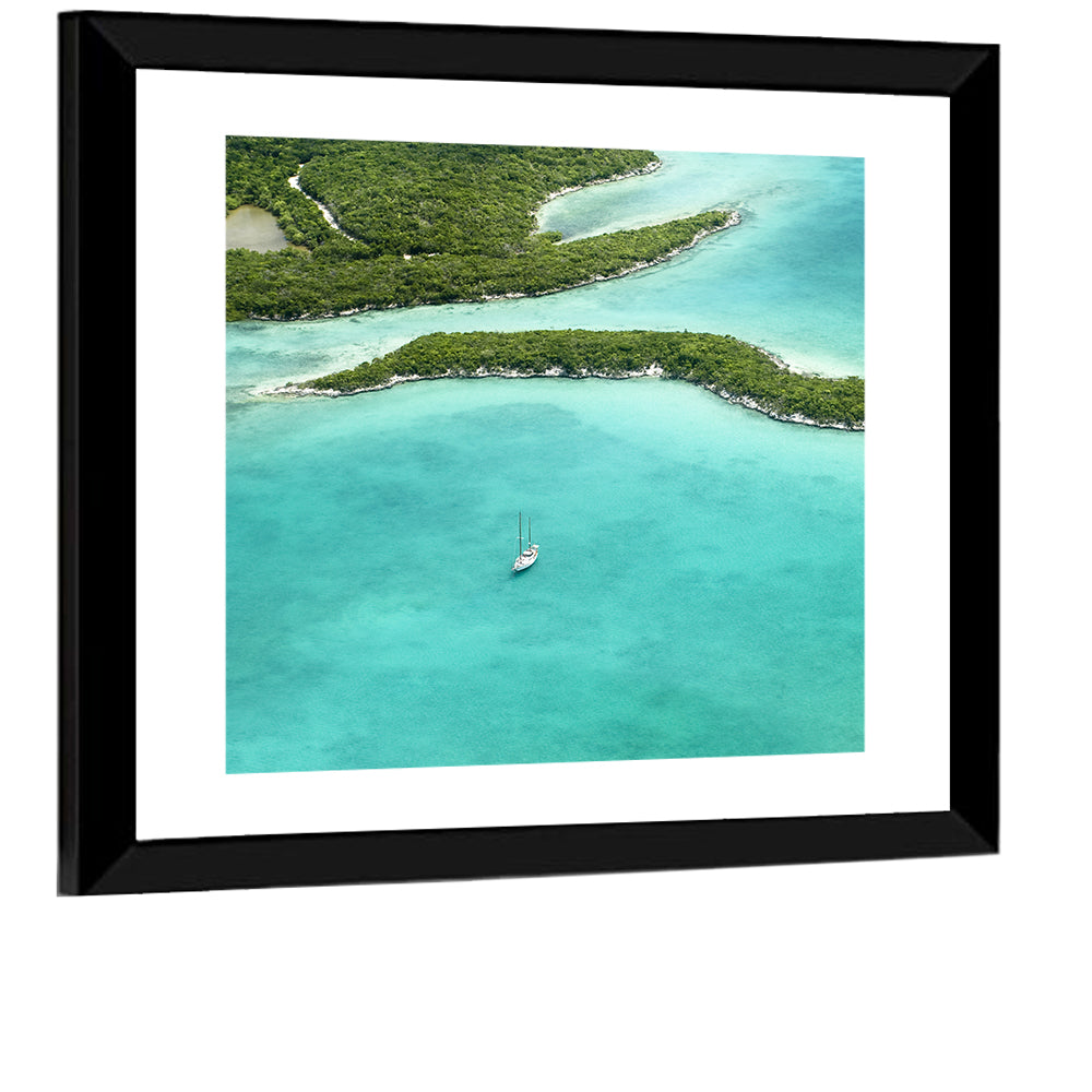 Turquoise Bahamas Islands Wall Art