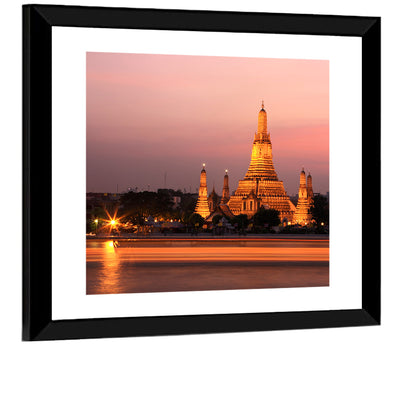 Wat Arun at Dusk Wall Art