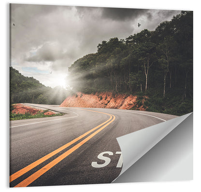 Start of a Journey, Sunrise Road Wall Art