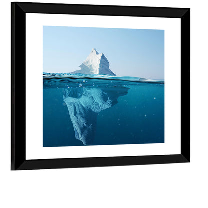 Split-level Iceberg Wall Art