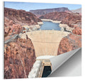 Hoover Dam High-angle View Wall Art