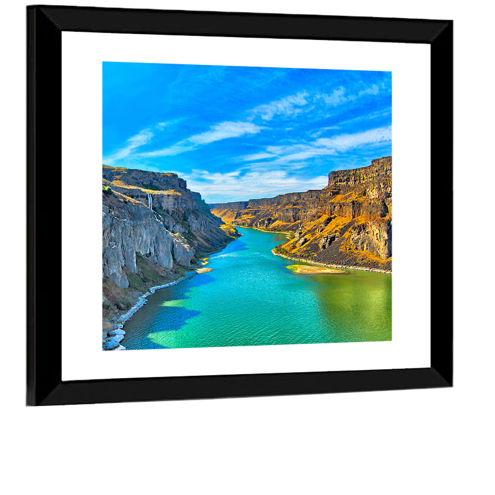 Snake River Canyon at Twin Falls Wall Art