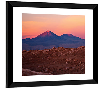 Valle De La Luna, Licancabur Volcano Wall Art