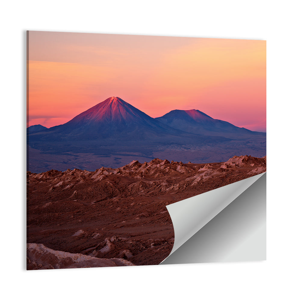Valle De La Luna, Licancabur Volcano Wall Art