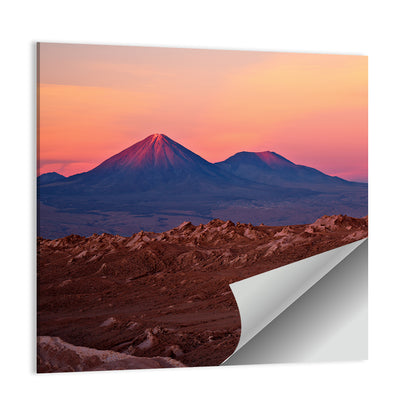Valle De La Luna, Licancabur Volcano Wall Art