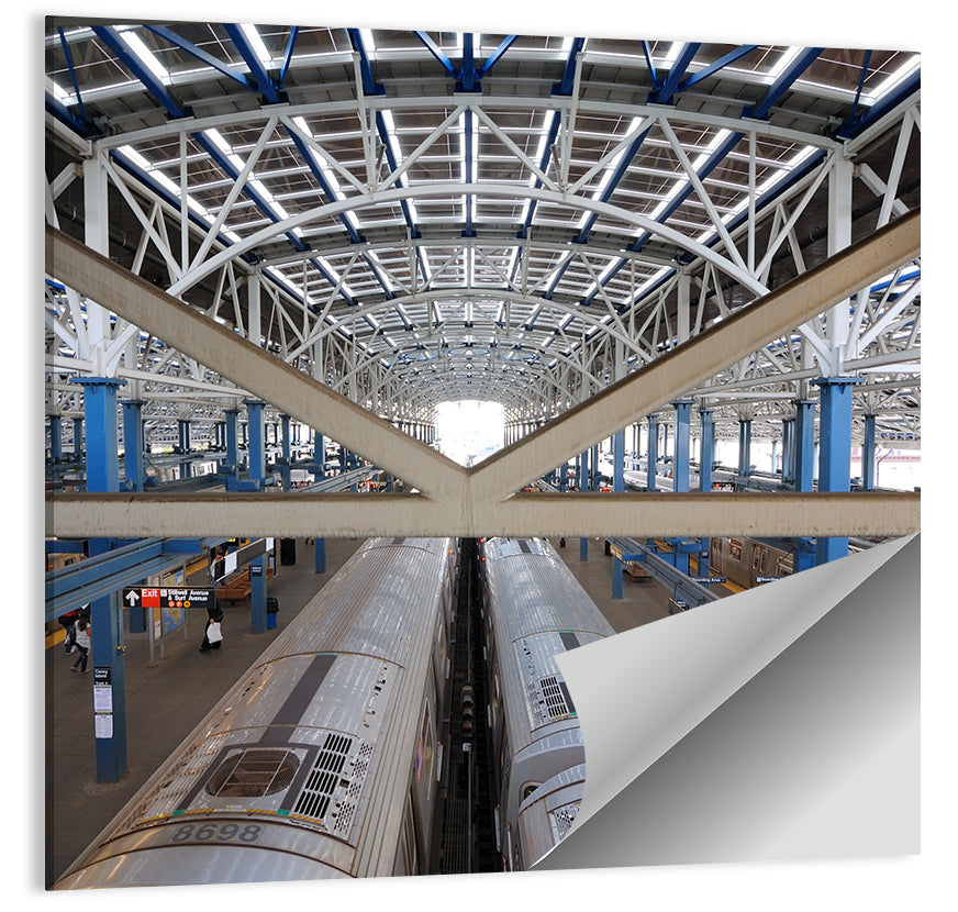 Stillwell Avenue Station Platform Perspective Wall Art