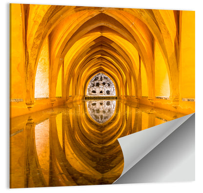 Royal Alcázar Bath Reflections Wall Art