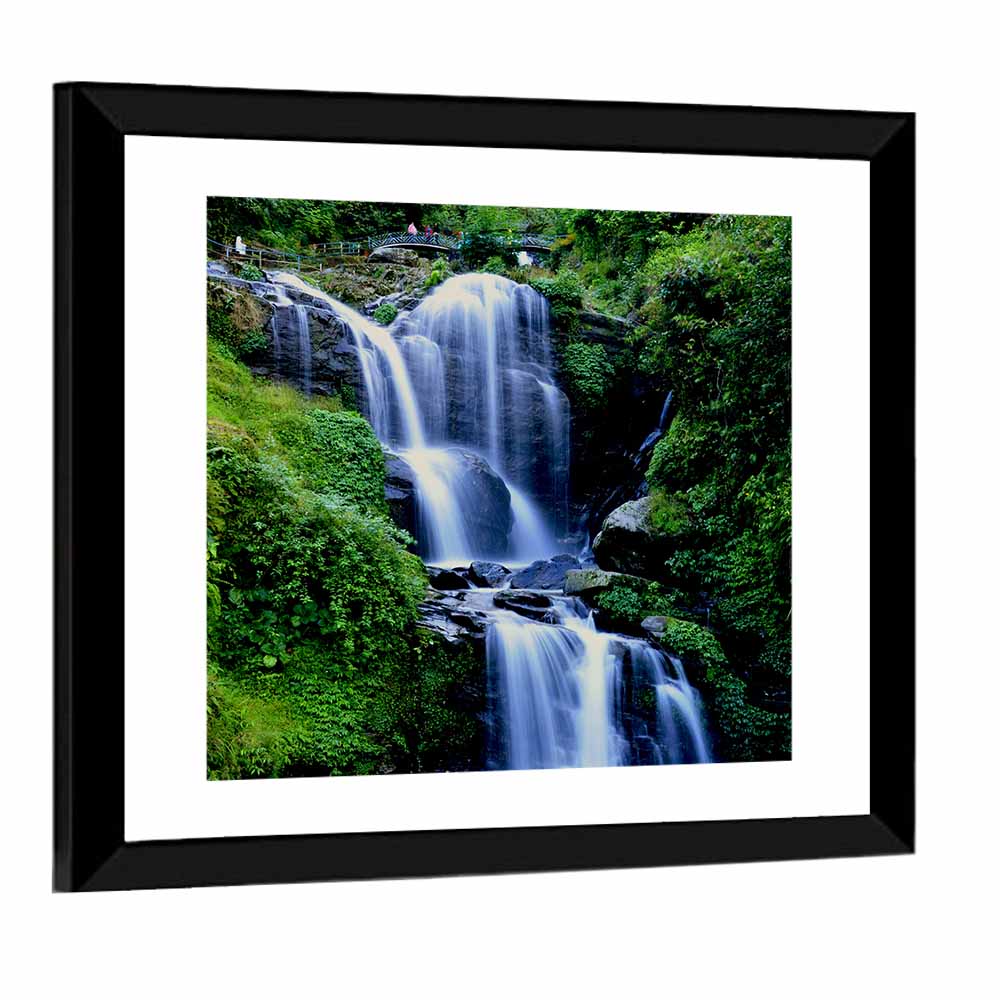 Tiered Waterfall in West Bengal Wall Art
