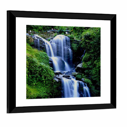 Tiered Waterfall in West Bengal Wall Art
