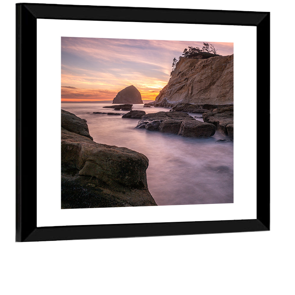 Haystack Rock at Cape Kiwanda Wall Art