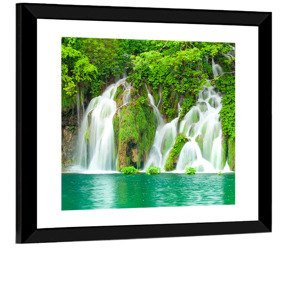 Plitvice Lakes Cascades Wall Art