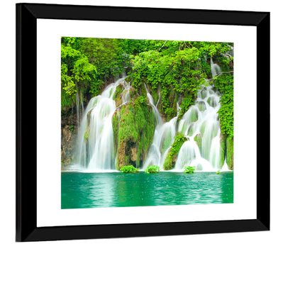 Plitvice Lakes Cascades Wall Art