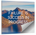 Failure Is Success in Progress Wall Art