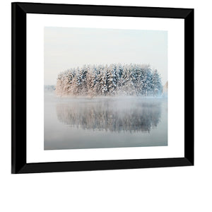 Karelia Winter Lake Wall Art