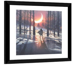 Winter Forest Journey Wall Art