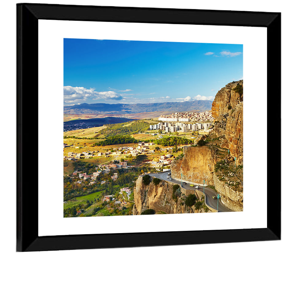Constantine Cliffside at Golden Hour Wall Art