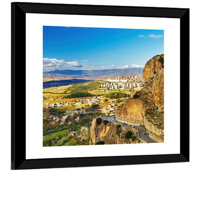 Constantine Cliffside at Golden Hour Wall Art