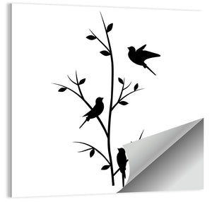 Birds on Branches Wall Art