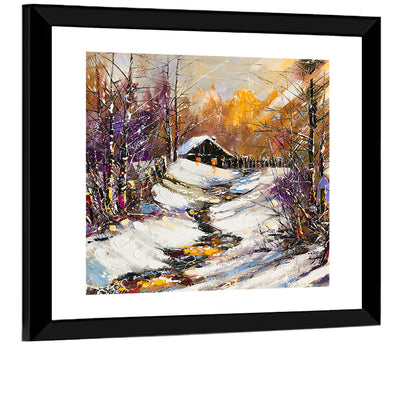 Rural Winter Landscape I Wall Art