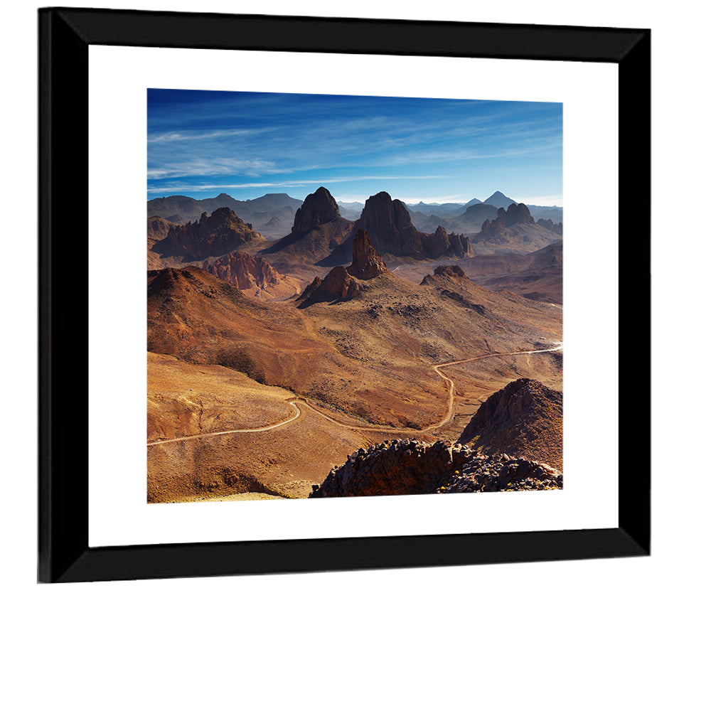 Hoggar Mountain Road Wall Art