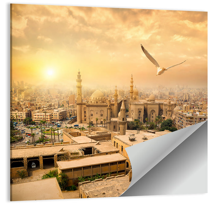 Sultan Hassan Mosque Wall Art as a poster print