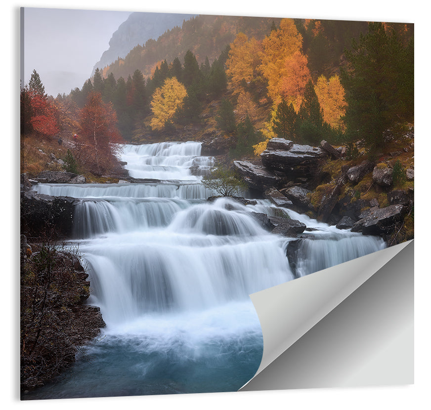 Huesca Cascading Waterfalls Wall Art