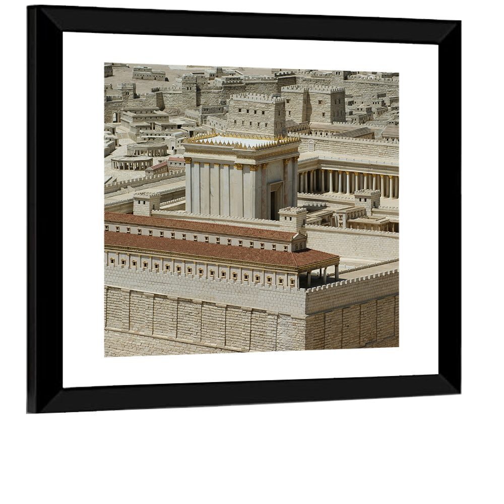 Holyland Model Second Temple Wall Art