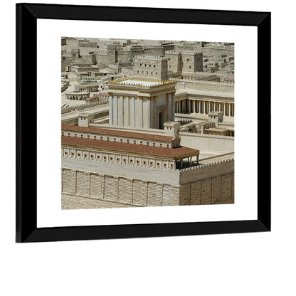 Holyland Model Second Temple Wall Art
