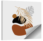 Tropical Stones Palm Leaf Wall Art