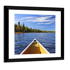 Canoe Bow & Lake Wall Art