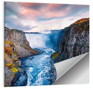 Dettifoss Waterfall Wall Art