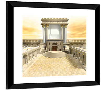 Herodian Temple at Sunset Wall Art