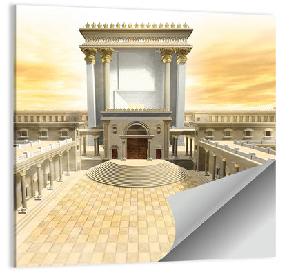 Herodian Temple at Sunset Wall Art