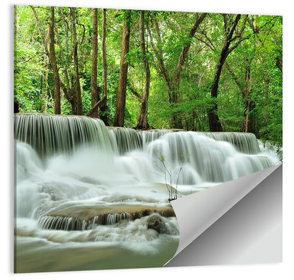 Erawan Falls Forest Cascade Wall Art
