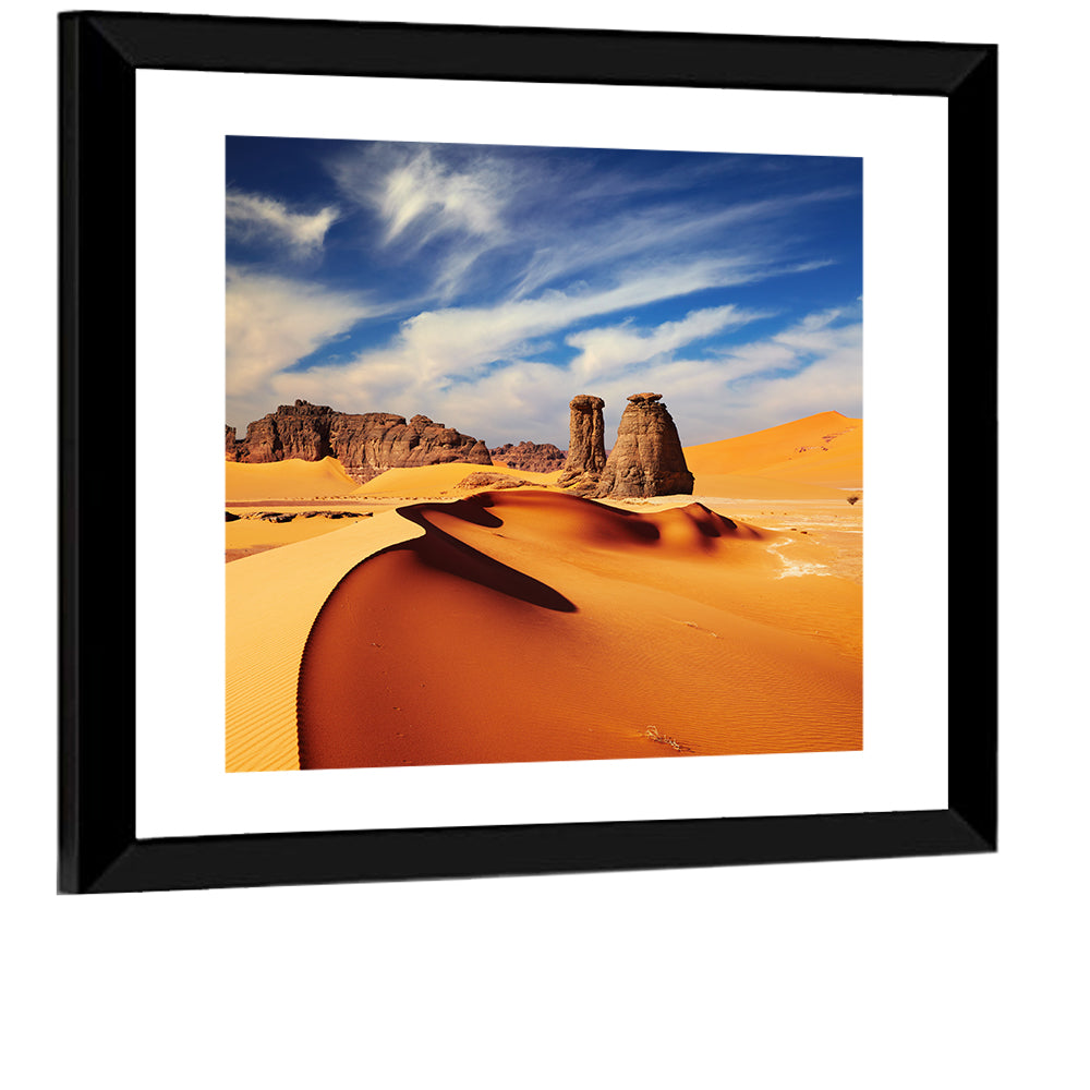 Tadrart Rouge Sand Dunes Wall Art